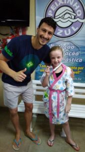 Natação de Osório recebe atleta olímpico em suas instalações 150