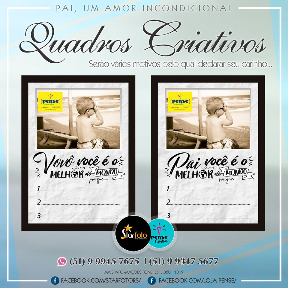 Star Foto abre neste sábado o dia todo e dá dicas para o dia dos pais 101 Star Foto abre neste sábado o dia todo e dá dicas para o dia dos pais 100