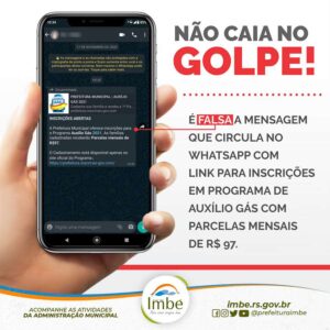 Fake news Vale gás Whatsapp - arte Talis Ramon