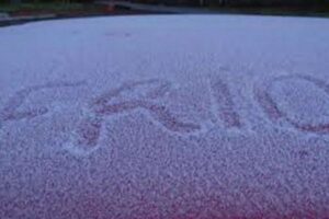 Geada no RS, massa de ar frio, frio