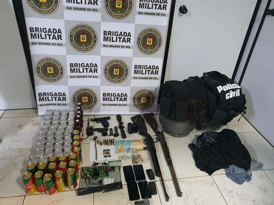 Assaltantes são presos após confronto com a BM em Capão da Canoa