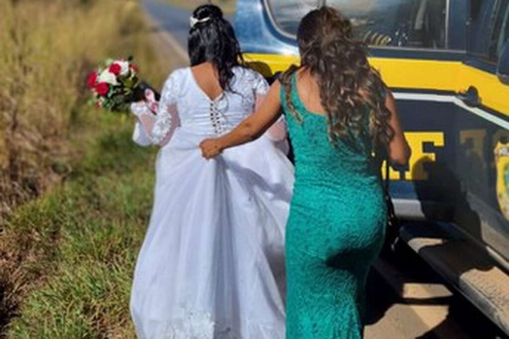 PRF socorre noiva que quase perdeu o próprio casamento