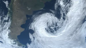 frente fria no RS, ciclone