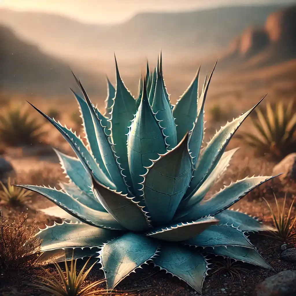 Agave Azul como plantar em áreas ventosas