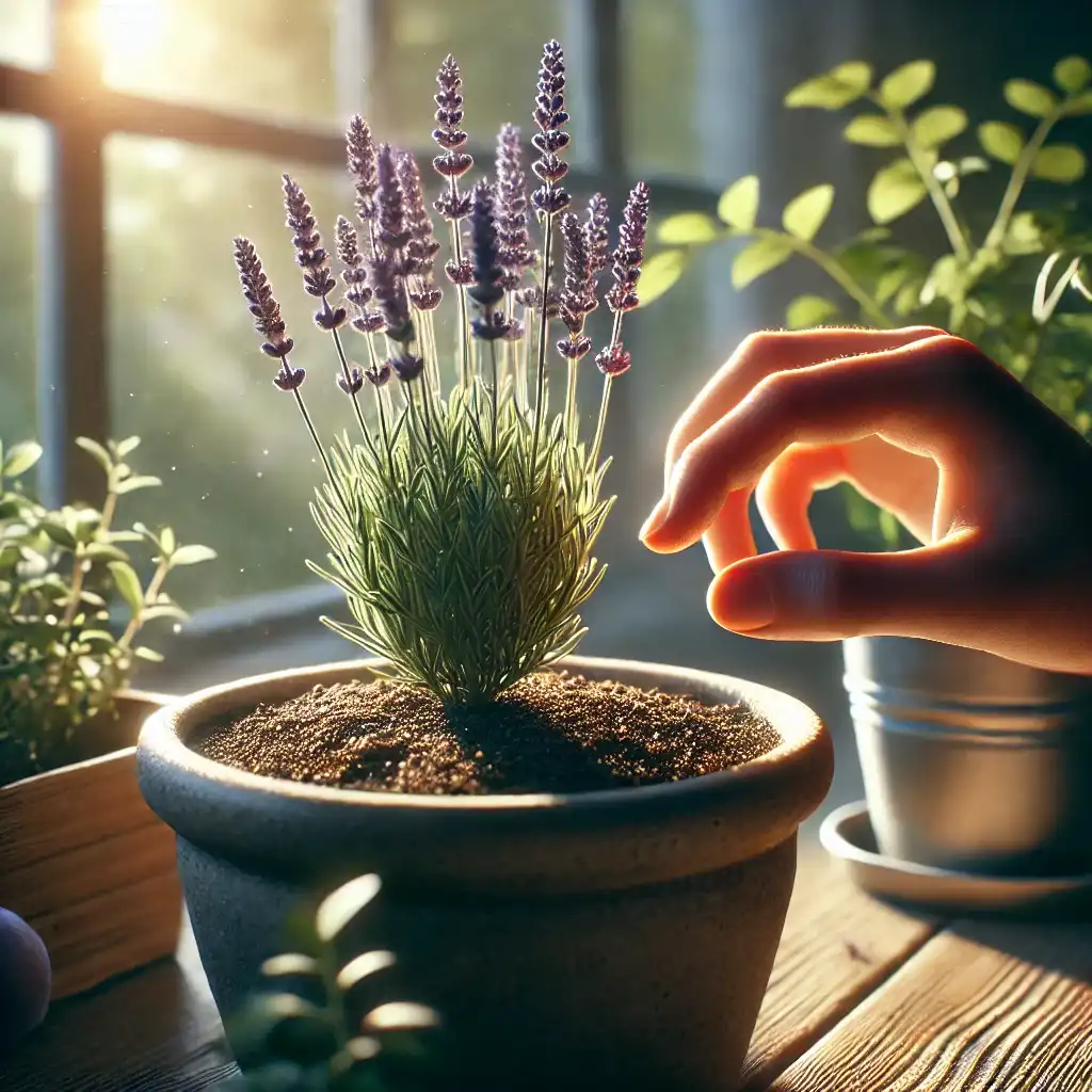 Lavanda saudável 3 maneiras de checar a umidade