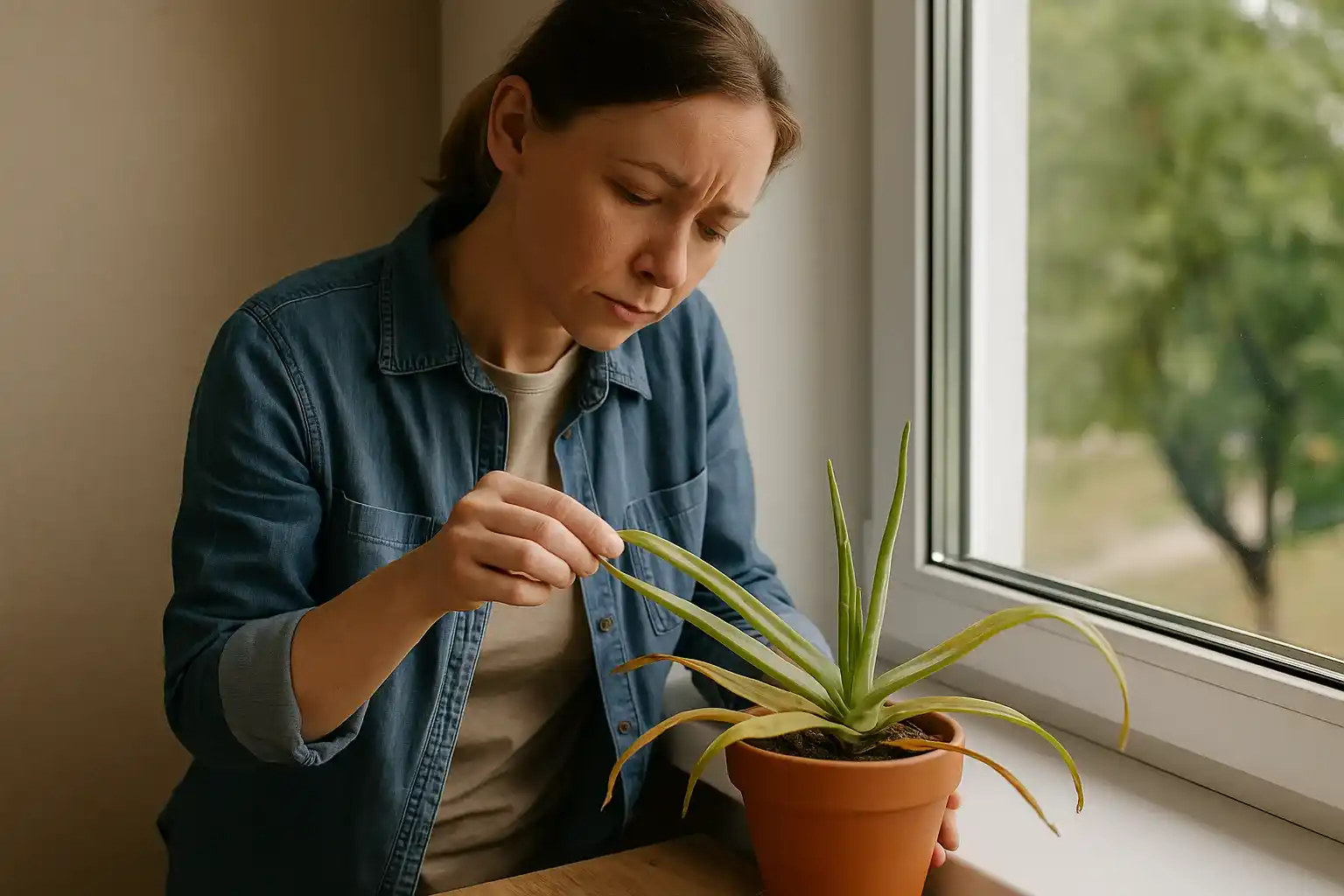 Como recuperar a babosa que murchou depois de um dia nublado