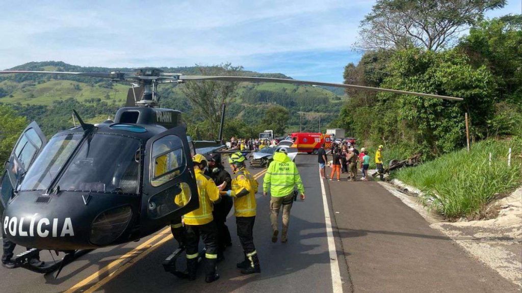 Grave acidente na SC-480