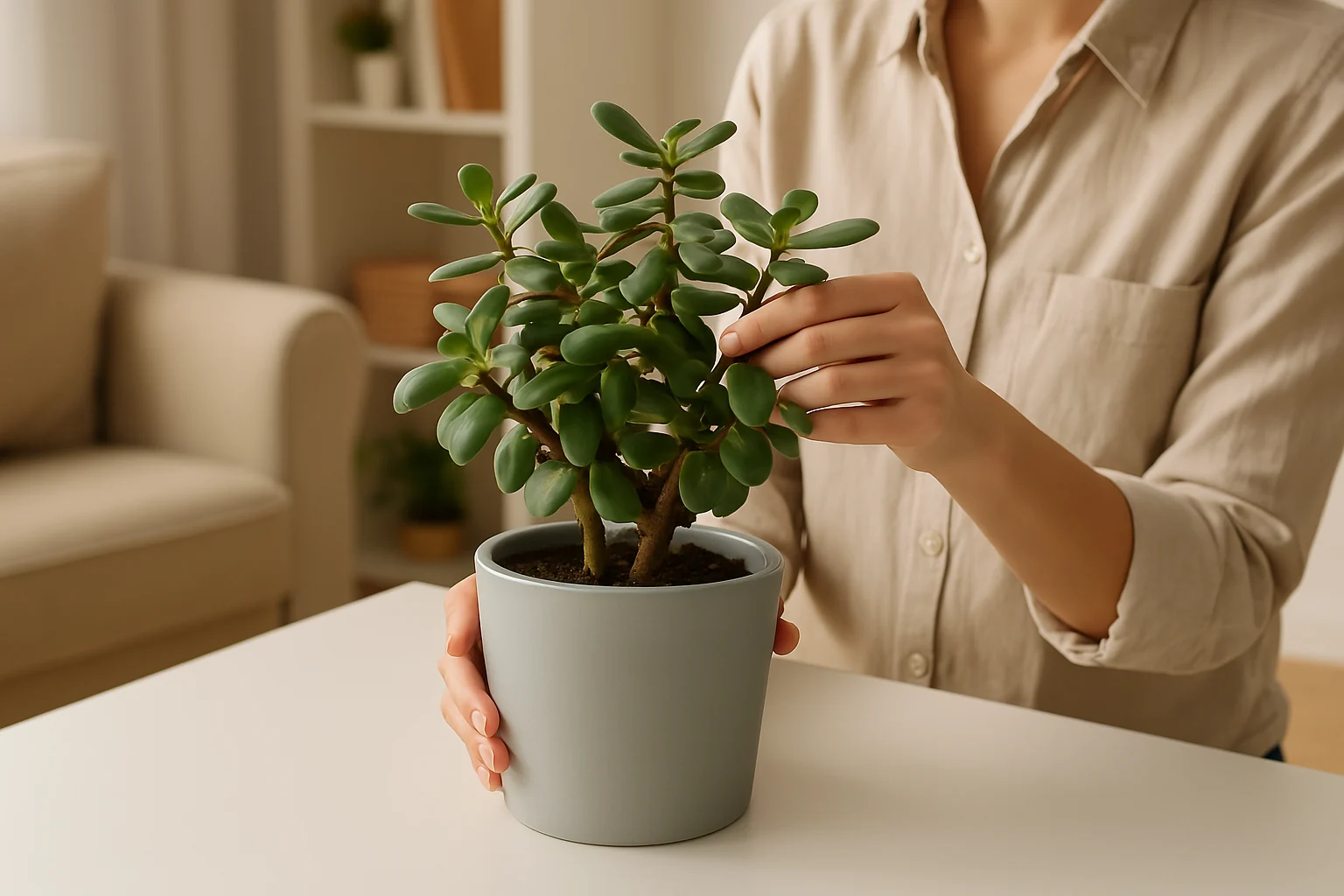 Planta jade em risco Veja 5 sinais de alerta