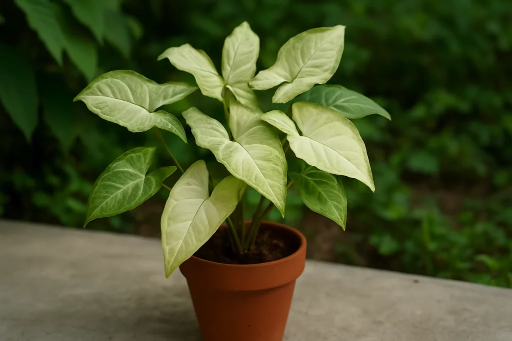 Por que o singônio perde a cor e como recuperar