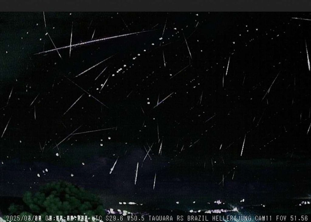 Céu do RS, Chuva de meteoros Líridas