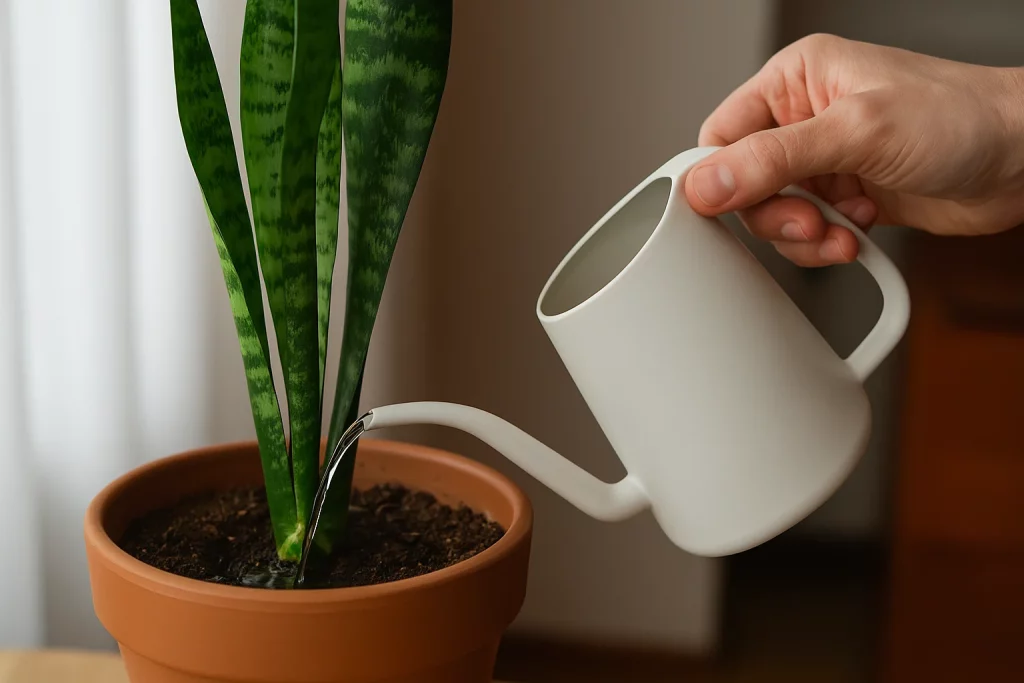 Como enxaguar espada-de-são-jorge sem encharcar as raízes