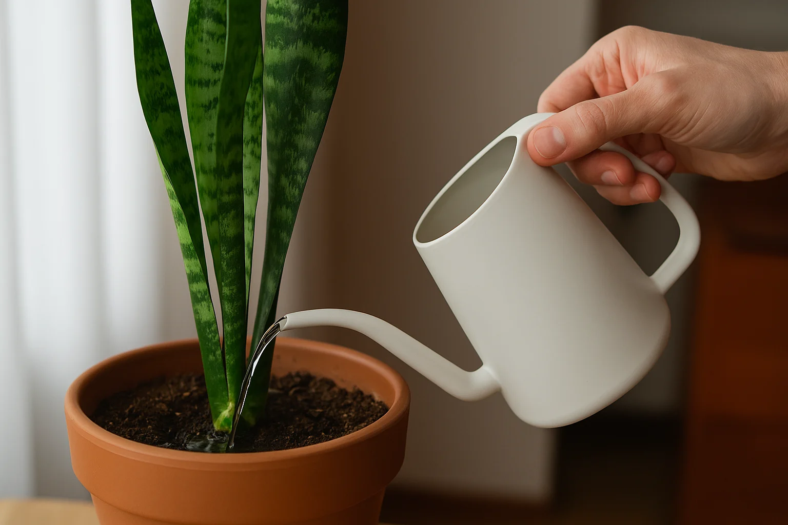 Como enxaguar espada-de-são-jorge sem encharcar as raízes