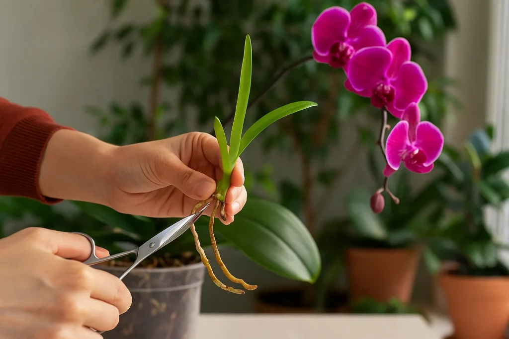 Como fazer mudas de orquídea sem danificar a planta mãe