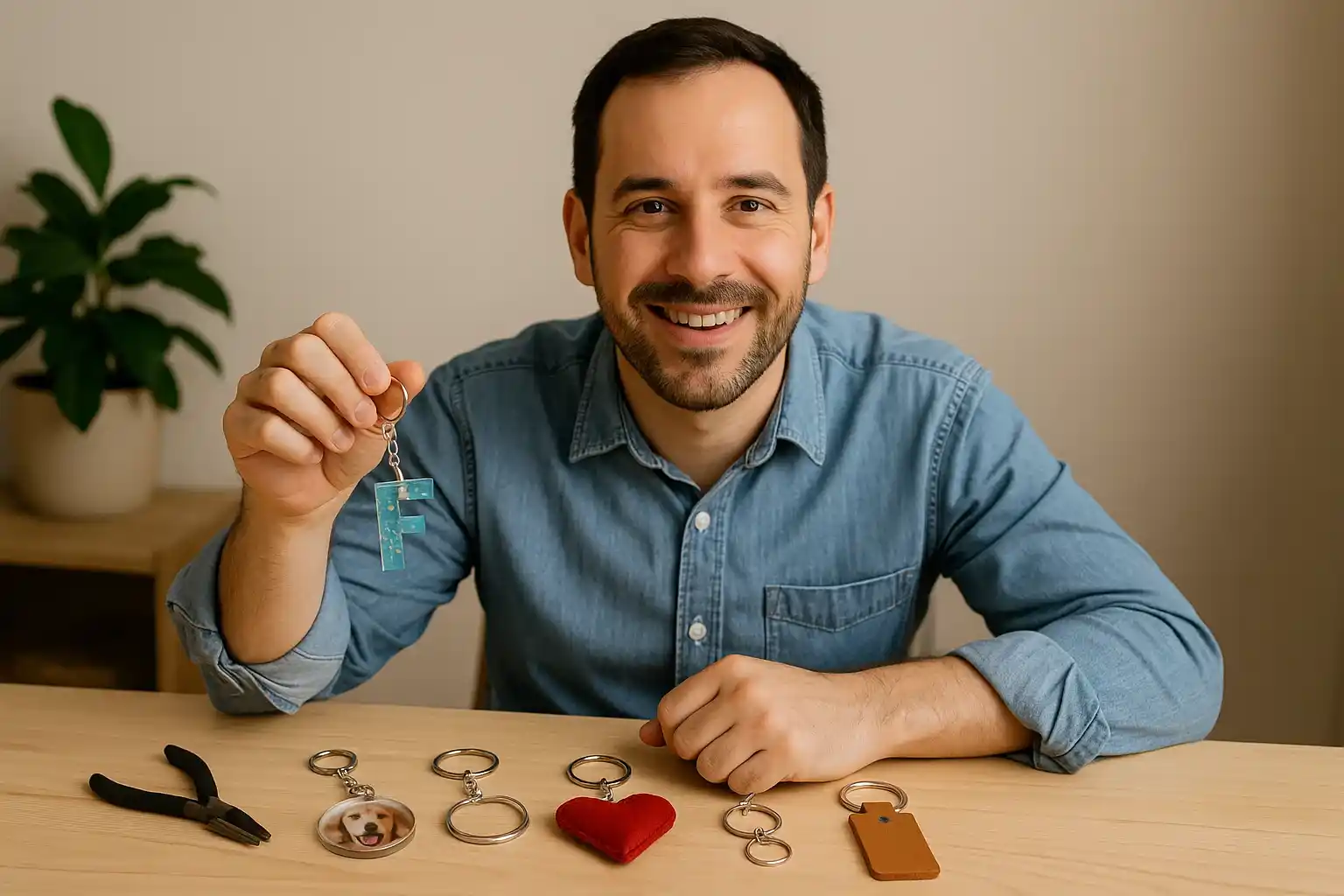 DIY Como criar chaveiros personalizados para presentear