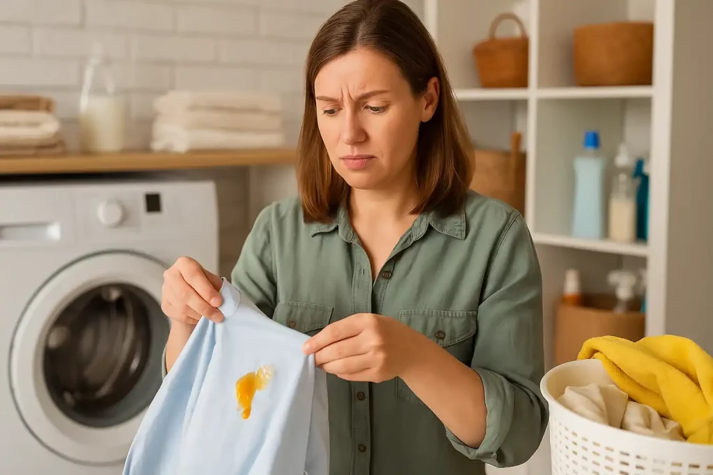 Dica para tirar mancha de ovo da roupa sem deixar cheiro