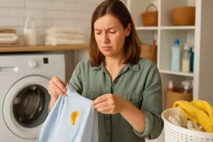 Dica para tirar mancha de ovo da roupa sem deixar cheiro