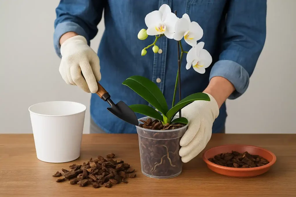 Orquídea como replantar e garantir flores por mais tempo