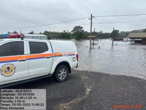 Porco de 200 quilos é resgatado, Ciclone extratropical