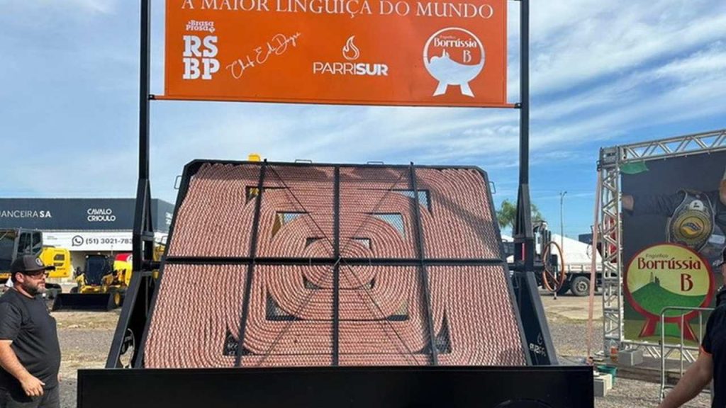 Maior linguiça suína do mundo