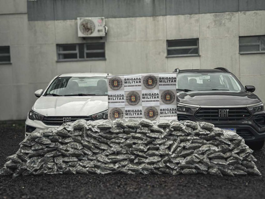 Apreensão de maconha em Osório: dupla é presa com 78 kg da droga
