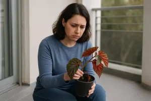 Begônia derrubada pelo vento Veja o que fazer para recuperar