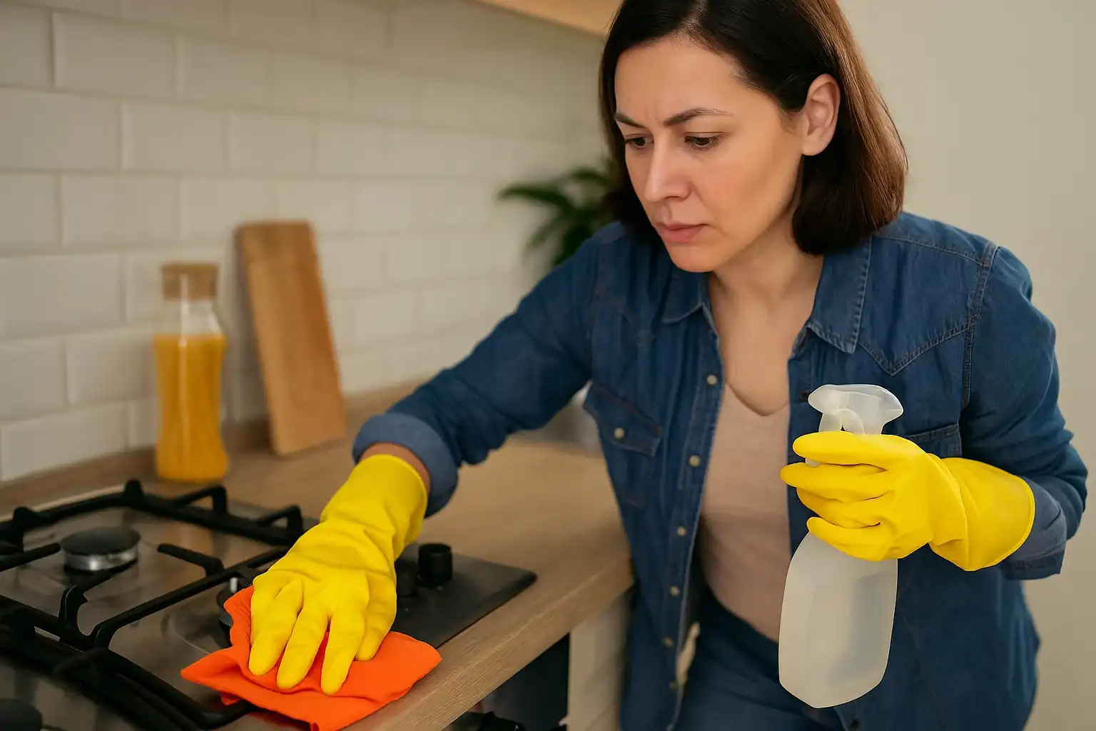 Esse hábito ao limpar o fogão pode entupir o forno sem você perceber