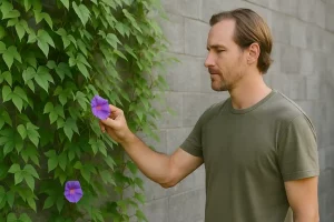 Ipomoea cairica a trepadeira que cobre muros em 3 semanas