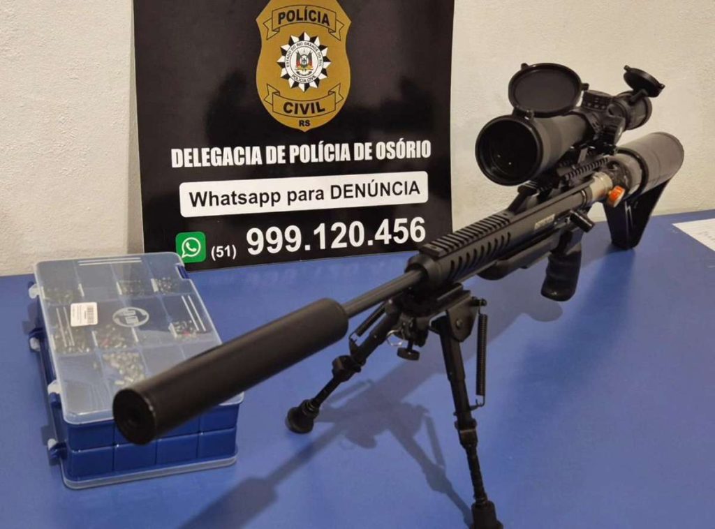 Mortes de cães em Osório motivam ação que apreende arma modificada e munições