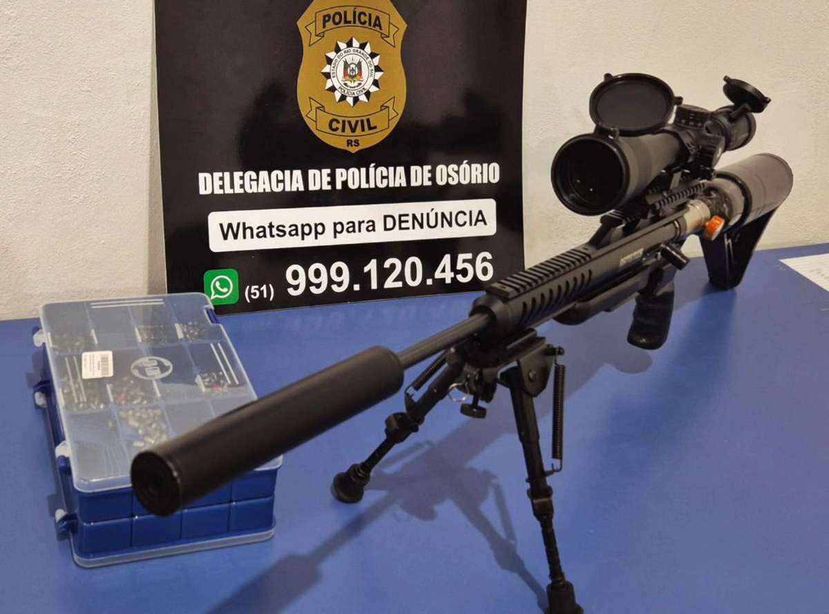 Mortes de cães em Osório motivam ação que apreende arma modificada e munições