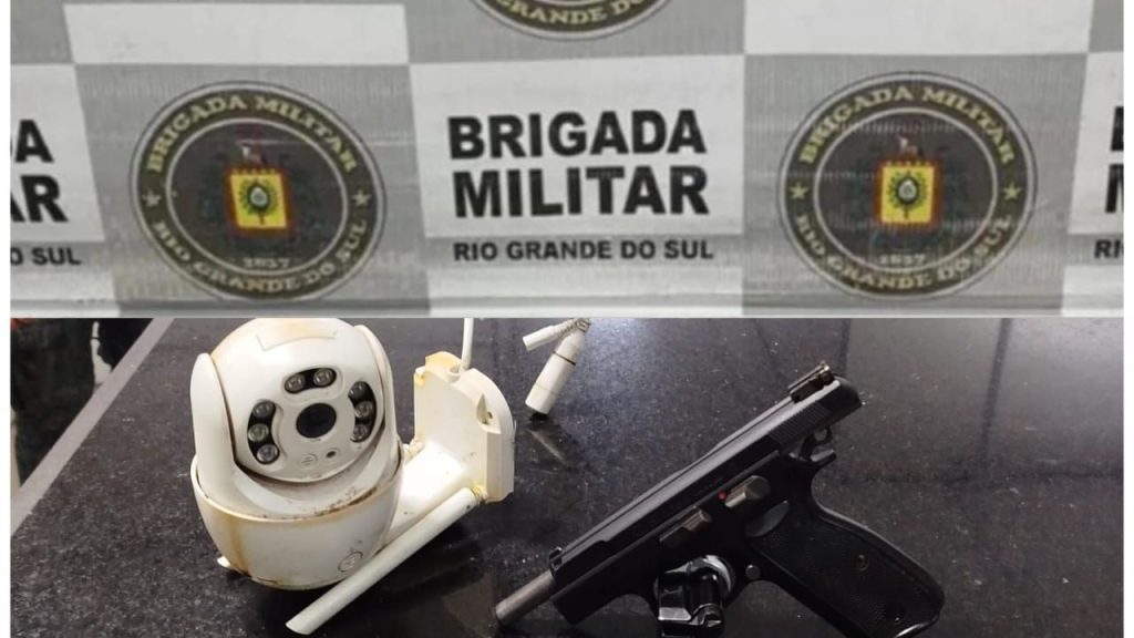 Homem com pistola 9mm é preso