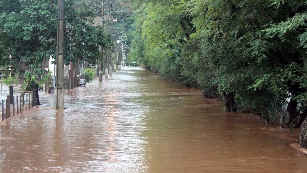 Chuva intensa no RS