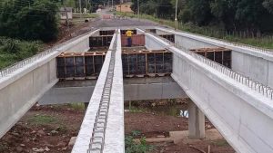 Ponte no Caraá segue inacabada