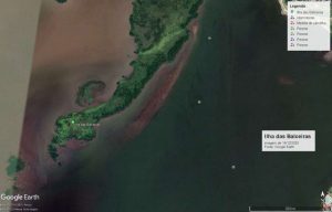 Banco de areia no Guaíba