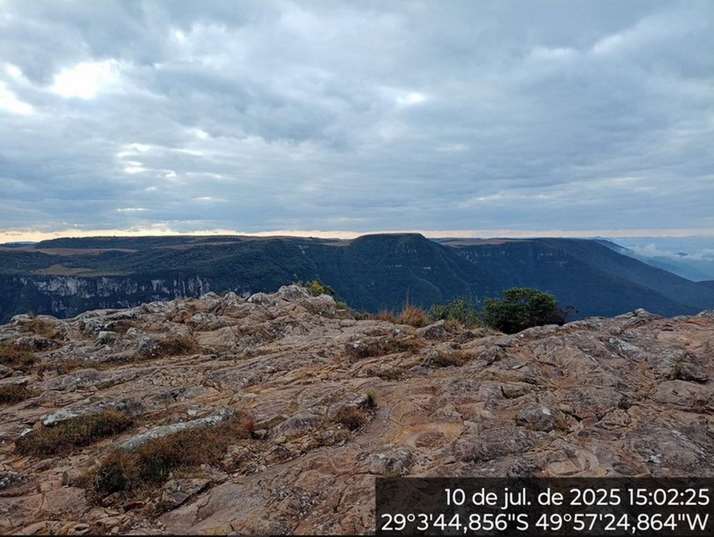 Criança cai do Cânion Fortaleza em Cambará do Sul