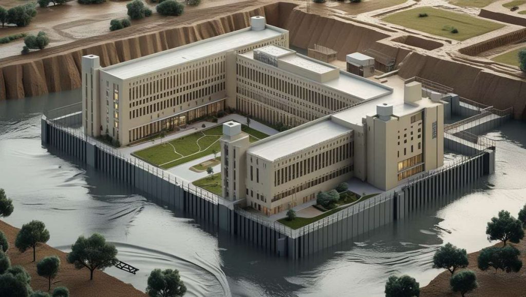 Hospital no RS terá sistema inédito de proteção contra enchentes