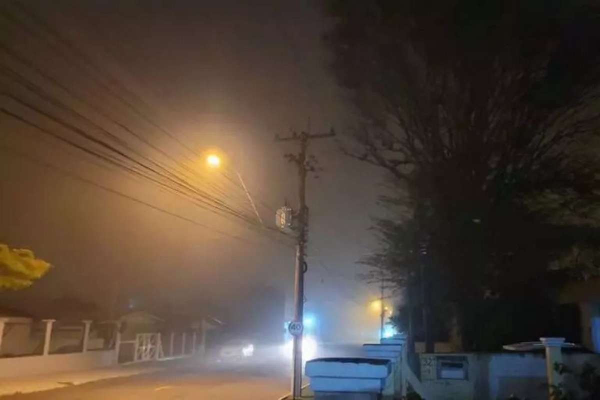 Frio e nevoeiro no RS