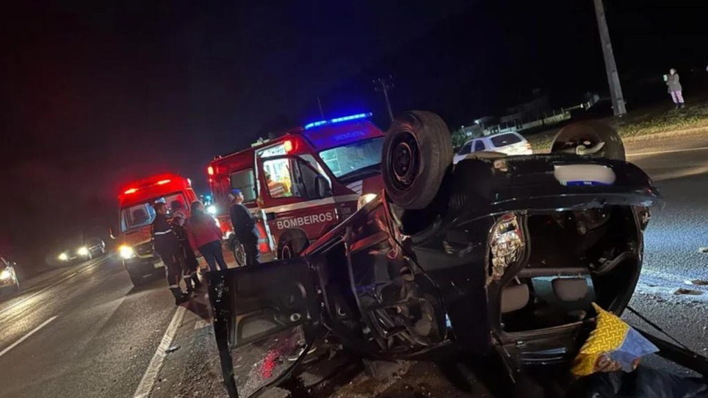 Pai morre e filhos ficam feridos