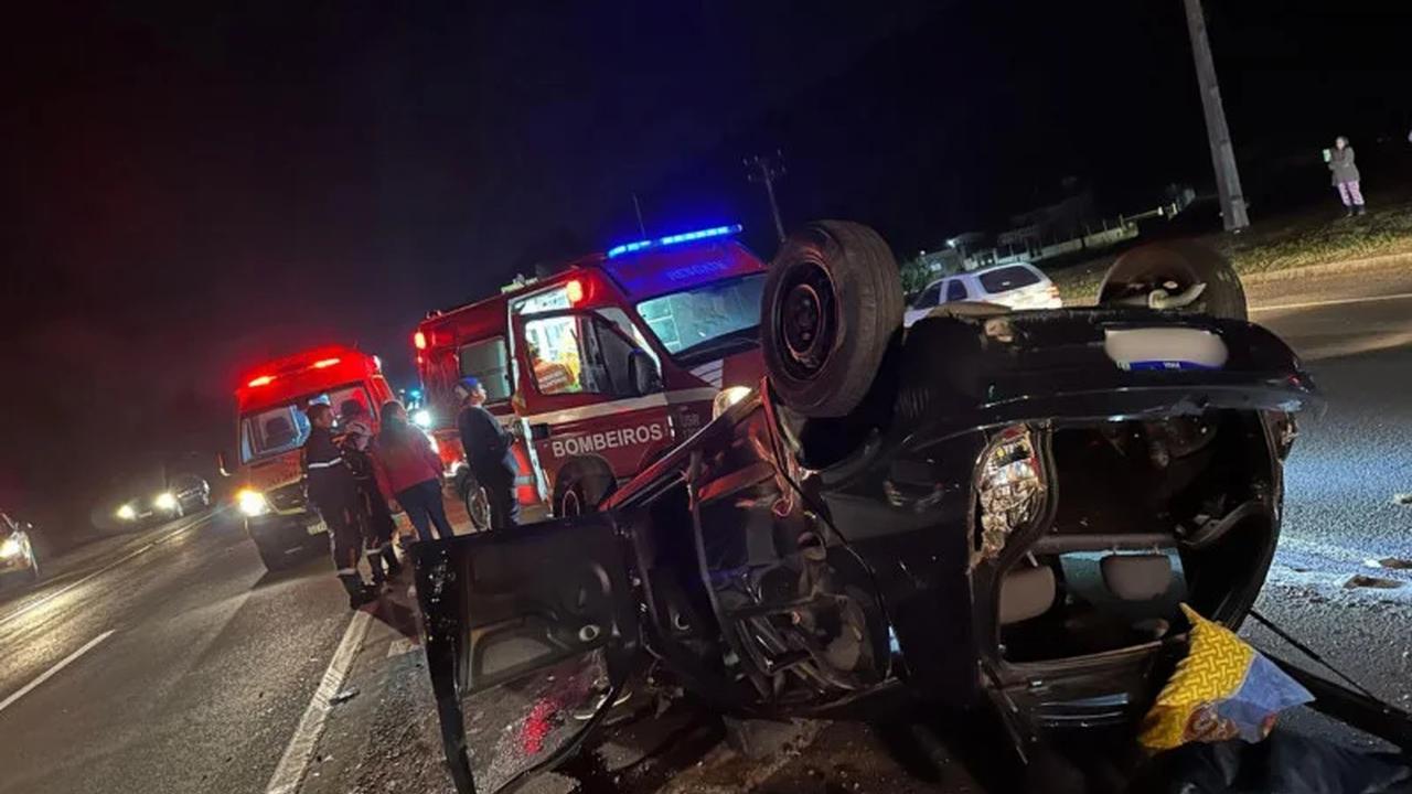 Pai morre e filhos ficam feridos