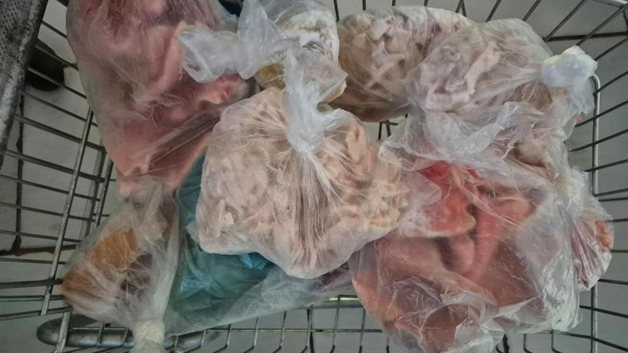 Mais de 1 tonelada de produtos