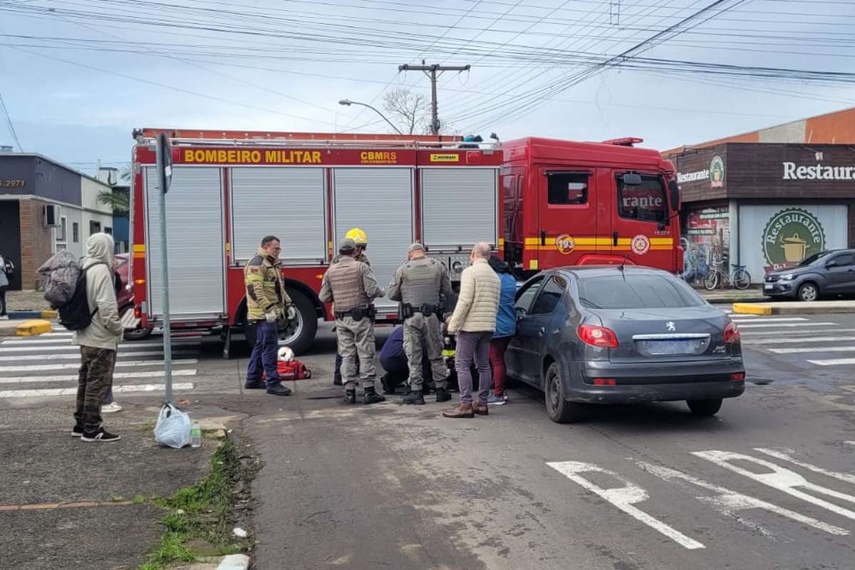 Atropelamento no centro de Osório