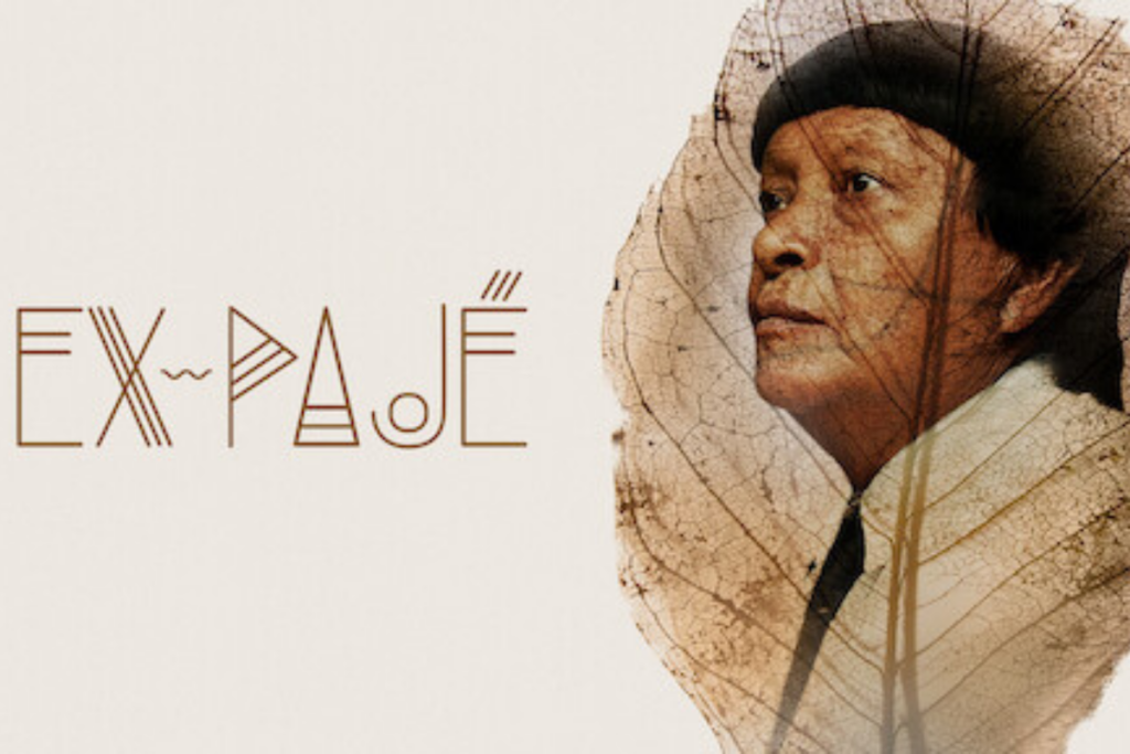 Capa do documentário "Ex-Pajé"