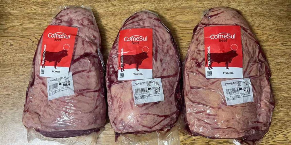 Furto de picanha: homem é preso após tentar levar de supermercado em Osório