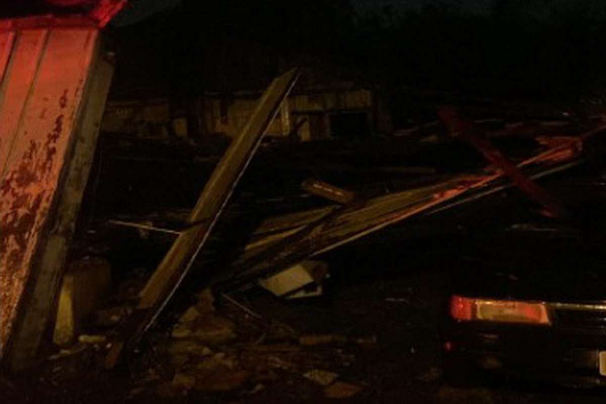 Temporais no RS voltam a provocar estragos