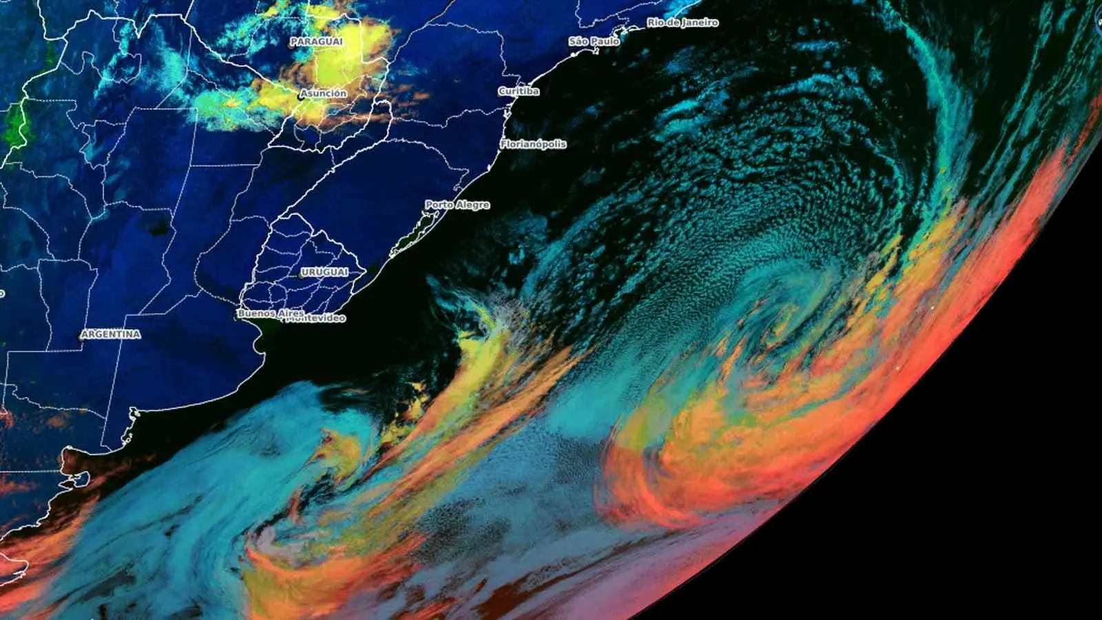 Ciclones extratropicais no Atlântico Sul