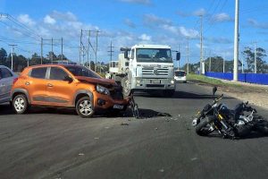 Acidente na Estrada do Mar
