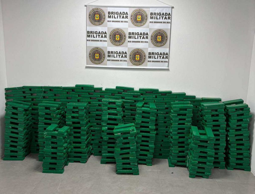 Apreendida mais de meia tonelada de maconha em Santo Antônio da Patrulha