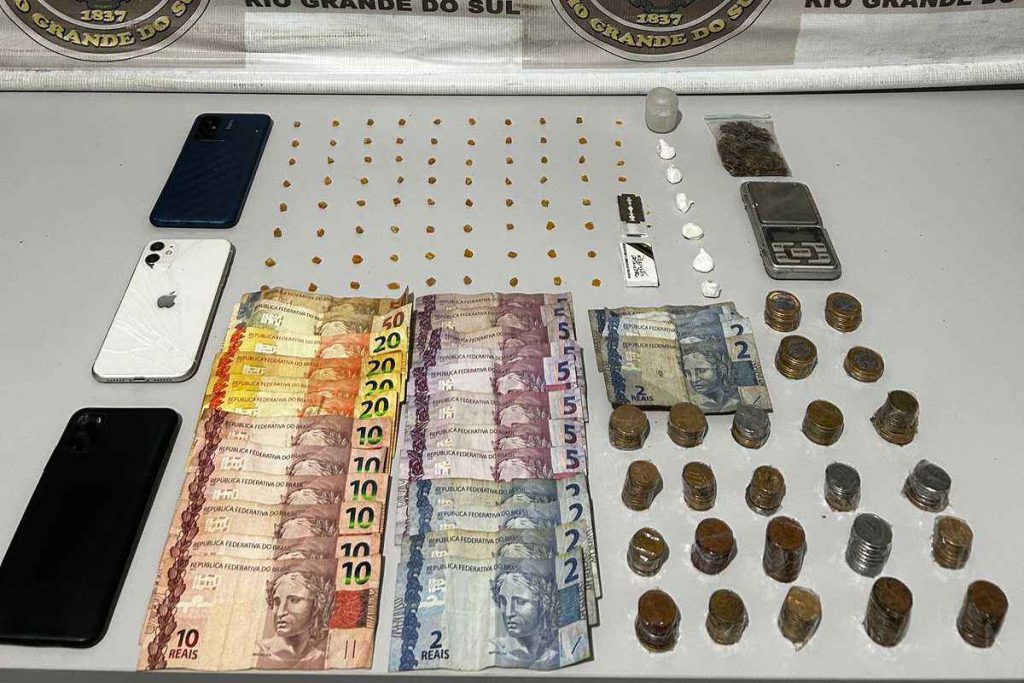 Ação da BM com apoio do Canil