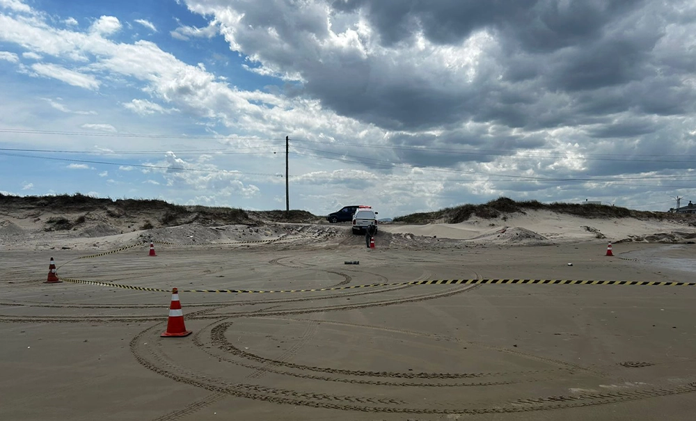 Artefato explosivo é encontrado no Litoral