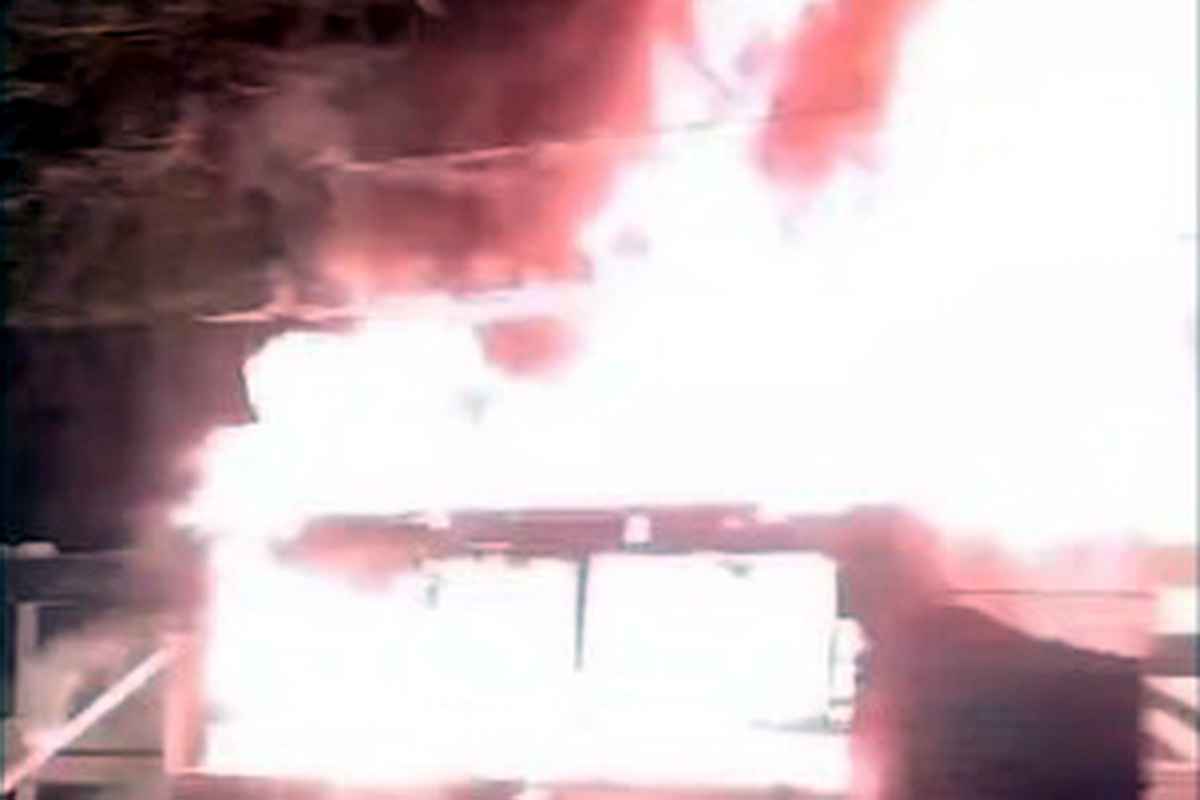 Incêndio em evento campeiro