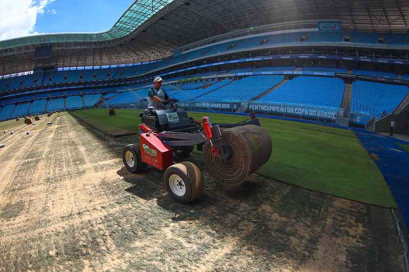 Empresa do Litoral Norte leva grama de Copa do Mundo para a Arena do Grêmio 58
